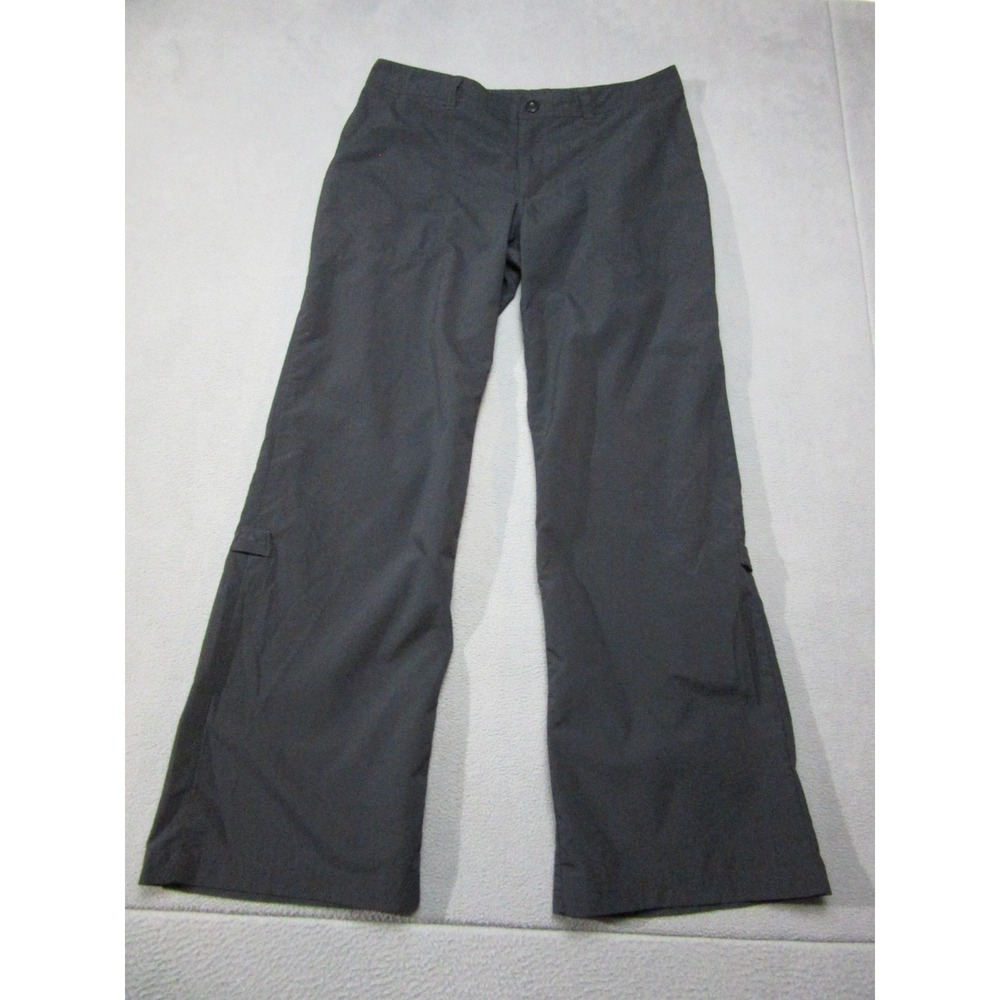 Patagonia Pants Womens 10 Black Wide Leg Inter Continental Worn Wear Roll Tab